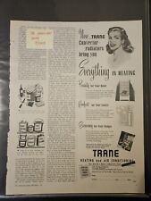 1940s Collection Of Trane Air Conditioning/Heating Print Ads And Booklets picture