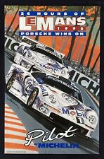 1996 Le Mans 24 Hours Porsche GT1 DENNIS SIMON Poster VG picture