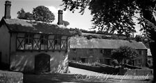 Old B/W Photo Negative Devon Ashprington Village Scene 1939 Copyright M483 picture