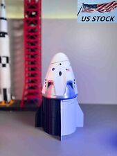 1:30 Scale SpaceX F9 Dragon Capsule Model 3D Print Painted Model H:25cm/10inches picture