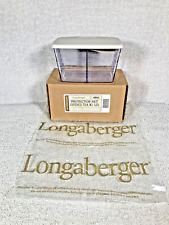 Longaberger 2-Way DIVIDED LIDDED TEA Basket Protector - NEW in Original Box picture