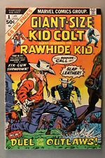 GIANT-SIZE KID COLT #1 Guest-Starring The Rawhide Kid #1975* Not High Grade picture