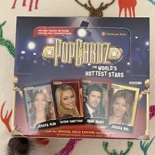 2008 Popcardz The Worlds Hottest Stars.  Display Box 24 Packs Of Trading Cards picture