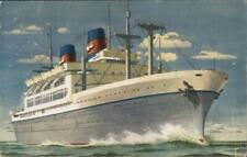 Cruise Ship 1963 American President Lines Chrome Postcard Vintage Post Card picture