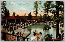 Natatorium Park Spokane Washington Wa Postcard picture
