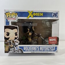 Funko Pop #26 Marvel X-men Wolverine's Motorcycle Collectors Corps Exclusive picture