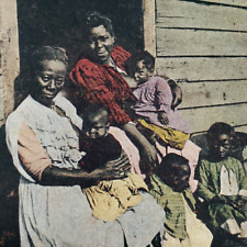 Breastfeeding Southern Black Women Stereoview c1905 African American Child C939 picture