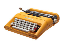 Olivetti Lettera 35 Yellow Vintage, Manual Typewriter, Serviced picture