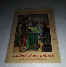 Vintage The Brothers Grimm The Pied Piper Of Hamelin Postcard Set Of 6 picture