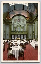 Battle House Hotel Trellis Dining Room Mobile AL Advertising Postcard 1920s RARE picture