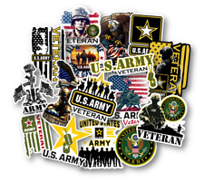 Army Veteran 15 pc Vinyl Sticker Pack - Military Decals for Car, Laptop, Gear picture