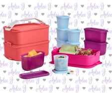 NEW Tupperware Pack-n-Carry 12 pc - picnic Set - Lunch Prep - Lunch Box - School picture
