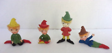Vintage Pixies Elves Figurines OUR OWN IMPORTS Japan Lot of 4 picture