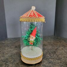 Vintage pixie elf santa music Snow Is Christmas décor 1960s ?  wind up Rare  picture