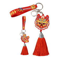 Chinese Dragon Keyring Car Decorative Zodiac Dragon New Year Keychain Pendant picture