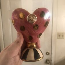 Mary Rose Young Baby Heart Ceramic Vase Excellent Condition picture
