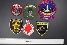 C-5 Galaxy 75th MAS, U.S Army, Policija, Indian, Brevard County, Patches. Lot 47 picture