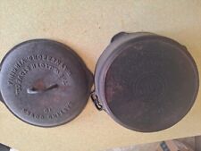 VERY RARE W.L LOTH’s Cast Iron Dutch Oven/W Basting Cover Number 10 picture