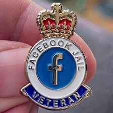 Facebook Jail Veteran Enamel pin picture
