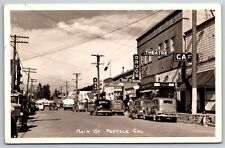 Portola CA~Gilda *Rita Hayworth @ Theatre~HM&J Club~Mercantile~Bakery~RPPC 1946 picture