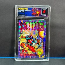 1993 Skybox Marvel X-Men Deadpool #62 Altered Cracked Ice Refractor picture