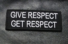 GIVE RESPECT GET RESPECT HOOK PATCH picture