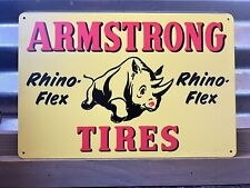 ARMSTRONG TIRES RHINO FLEX TIN SIGN - 8