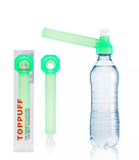 Portable Hookah Screw on Bottle Converter Water Glass Bong Green picture