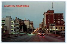 1992 O Street Business Community Classic Cars Building Lincoln Nebraska Postcard picture