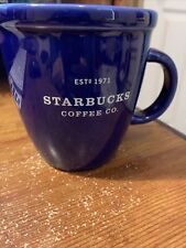 COBALT BLUE Starbucks Barista  Est 1971 Coffee Co. Coffee Cup Mug picture