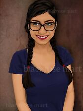 MIA KHALIFA's Digital Painting Photoshop PSD File & JPG  is on a 2GB SD Card picture