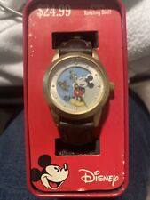 Disney Mickey Mouse Watch With Rotating Characters Second Hand Goofy, Donald,... picture