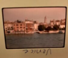 1961 Kodachrome Photo Slide Venice Italy Venezia Palazzos View Grand Canal #6 picture