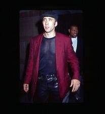 1995 Nicholas Cage Tyson McNeely Fight MGM Grand LV 35mm Slide Trans 1 picture