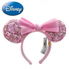 Disney'Parks Ears BaubleBar Millennial Pink Minnie Ears Pearl Headband 2024 picture