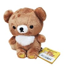 New Rilakkuma Japanese Small Plush Bear 7” Collectible Soft Toy San X NWT  picture