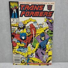 Transformers #74 (1991) Scarce Low Print Marvel Andrew Wildman Optimus Prime picture