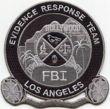 FBI LOS ANGELES CALIFORNIA EVIDENCE RESPONSE subdued gray CSI POLICE PATCH picture