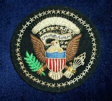 GEMSCO NOS WIRE BULLION PATCH - US PRESIDENTIAL SEAL USA - 1978 MINT picture