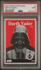 2024 Topps Star Wars Throwback Thursday SILVER Darth Vader #2 PSA 9 picture