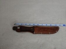 Vintage Hunters Hunting Knife With Leather Shealth Waseca Minnesota picture
