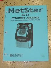  Vintage Rowe Jukebox Manual & Schematic NetStar DL-11 picture