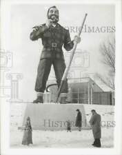 1959 Press Photo 30-Foot Paul Bunyan Statue in Bangor, Maine - lrb10708 picture