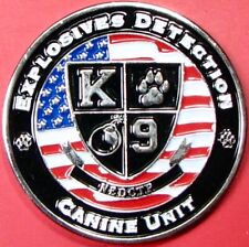 Chicago O'Hare K-9 Crime Unit. Challenge Coin. Souvenir. 1.75