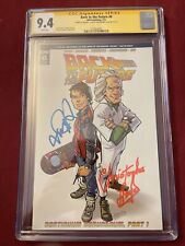 Back To The Future Signed Comic CGC 9.4 Michael J Fox Christopher Lloyd picture