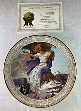 GODDESS OF WINTER FOUR SEASONS MAIDEN Plate Innocence RARE Very Hard to Find COA picture
