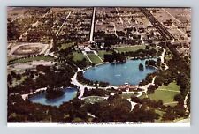 Denver CO-Colorado, Aerial View Of City Park Vintage Souvenir Postcard picture
