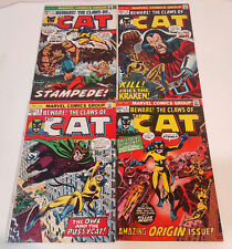 The Cat #1 2 3 4 Marvel Comics 1972 full complete lot set run picture