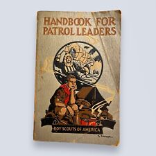 Vintage 1936 Handbook For Patrol Leaders Boy Scouts Of America BSA Book picture