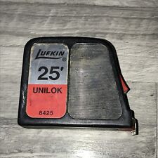 Vintage Lufkin 25' Foot Tape Measure - 8425 Made In USA W14 picture